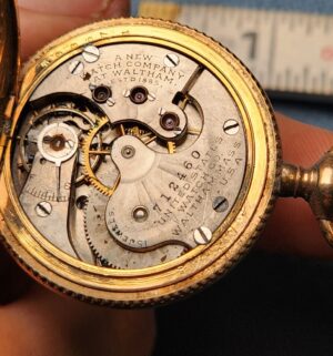 z52- Antique United States Watch Co Pocket Watch. 15 Jewels. Does not run - Image 5