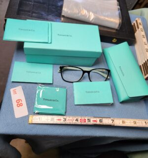 z68- Authentic Tiffany & Co Eyewear Set w/ Paperwork
