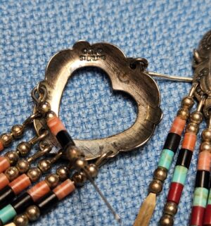z77- Sterling Silver Turquoise earrings, bracelet - Image 3