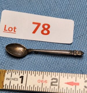 z78- Sterling Silver Spoon Pin