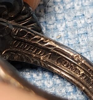 z84- Antique Oneida Melbourne Sterling Silver Ring Conversion - Image 4