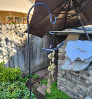a4- Wind Chime on Metal Stand