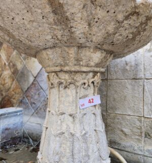 a42- Vintage Cement Bird Bath. 1 Piece - Image 3