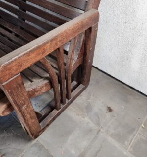 a47- Wooden Glider Bench - Image 3