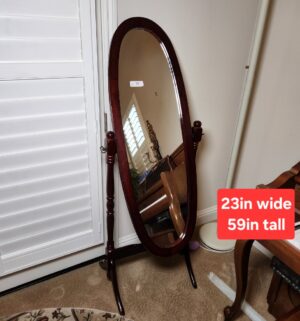 a70- Oval Standing Mirror