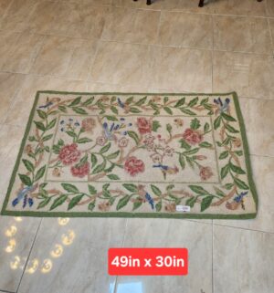 a126- vintage hand made rug
