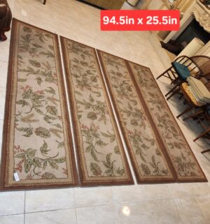 a131- Set of 4 Runner Rugs