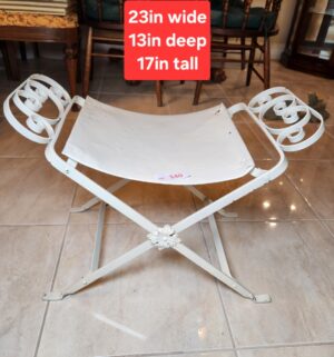 a140- Metal Vanity Stool