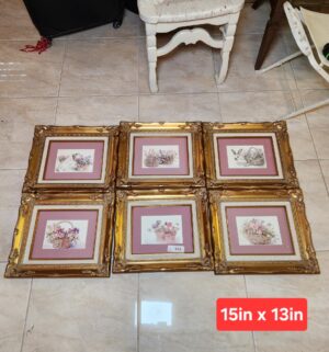 a141- Set of 6 wooden frames
