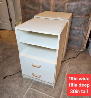 a155- techline 2 drawer night stand