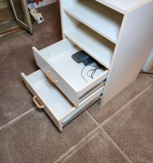a155- techline 2 drawer night stand - Image 3