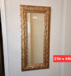 a157- gilt-framed rectangular wall mirror in the Napoleon III style