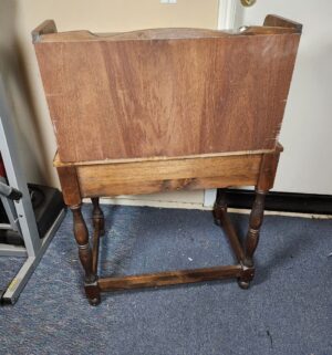 a216- Small Wooden Rolltop Desk - Image 3