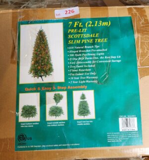 a226- Pre-Lit Tree 7ft