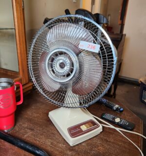 a236- vintage table fan