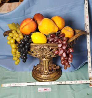 a262- fake fruit in vase