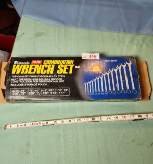 a346- Pittsburgh 14pc Comination Wrench Set SAE