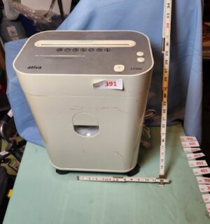 a391- Ativa Paper Shredder. Tested/works