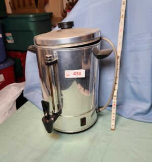 a438- vintage coffee pot