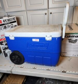 a450- Coleman Rolling Cooler