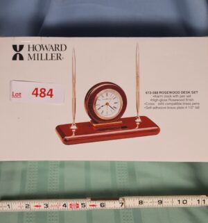 a484- Howard Miller 613-588 rosewood desk set