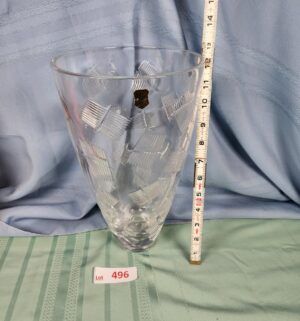 a496- Crystal Vase from Poland