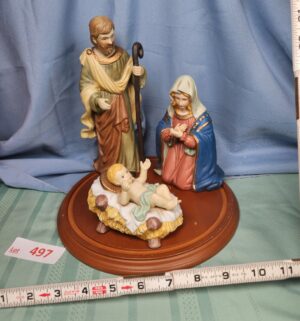 a497- 4 pc nativity scene