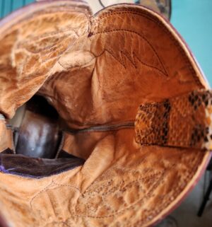 a530- vintage cowboy boots. No size - Image 3