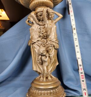 a534- Three Graces, Caryatid Statue - Image 4