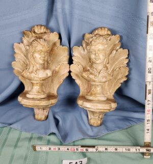 a543- vintage figural busts