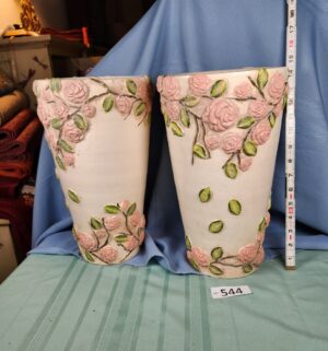 a544- vintage ceramic vases
