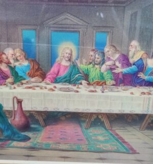 a550- The Last Supper Litho A. Fox 1984 - Image 3