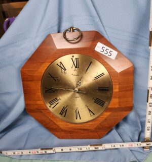 a555- Tradition Brass Face Clock