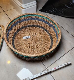 a566- set of handwoven seagrass baskets - Image 3