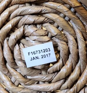 a566- set of handwoven seagrass baskets - Image 4