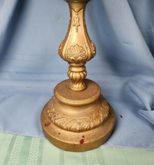 a575- antique French brass candelabra - Image 3