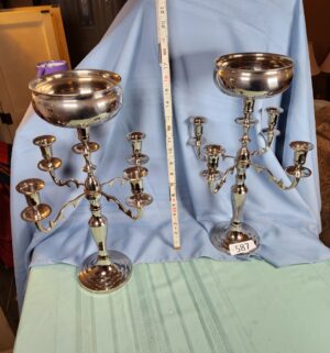 a587- Pair of candelabras