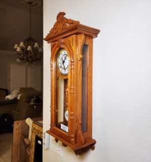 a602- Gustav Becker electric regulator clock - Image 3