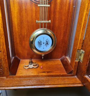 a602- Gustav Becker electric regulator clock - Image 5