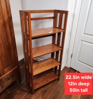 b21- fold up bookcase
