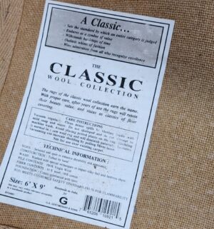 b22- Wool 6x9 area rug - Image 4