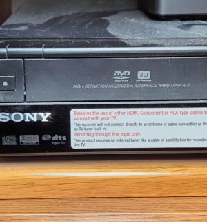 b25- Sony HDMI Cassette/DVD Recorder - Image 3
