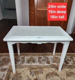 b39- Cane Seat bench