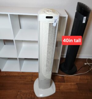 b56- Seville Tower Fan. Tested/works