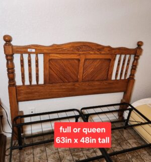 b68- Full or Queen Headboard Only