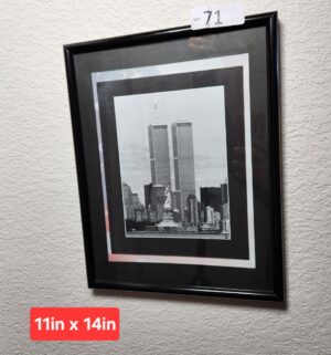 b71- Sm print of the twin towers