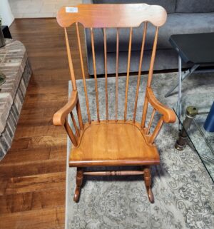 b90- Adult Size Maple Rocking Chair
