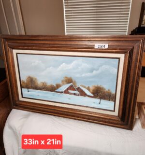 b184- Signed Oil Canvas