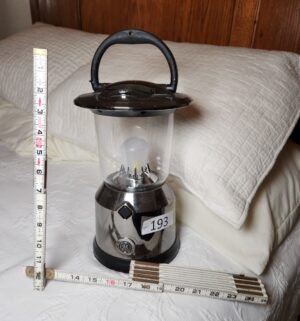 b193- GE Electric Lantern. Works