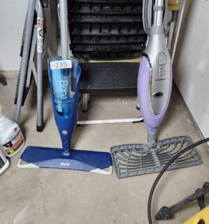 b235- floor sweepers w/ products